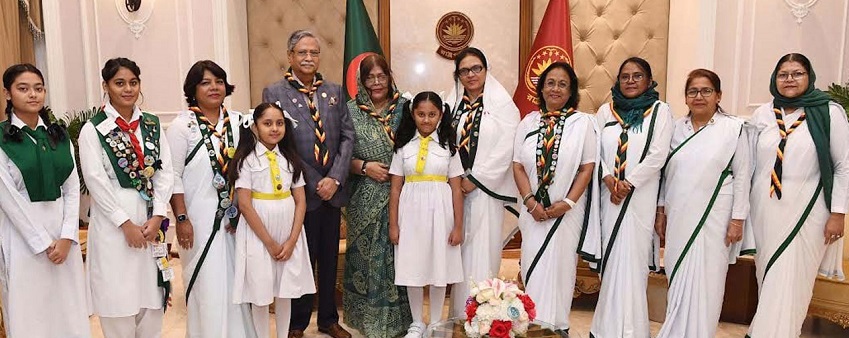 গার্ল গাইডসের কার্যক্রমকে তৃণমূল পর্যায়ে ছড়িয়ে দেওয়ার আহ্বান জানিয়েছেন