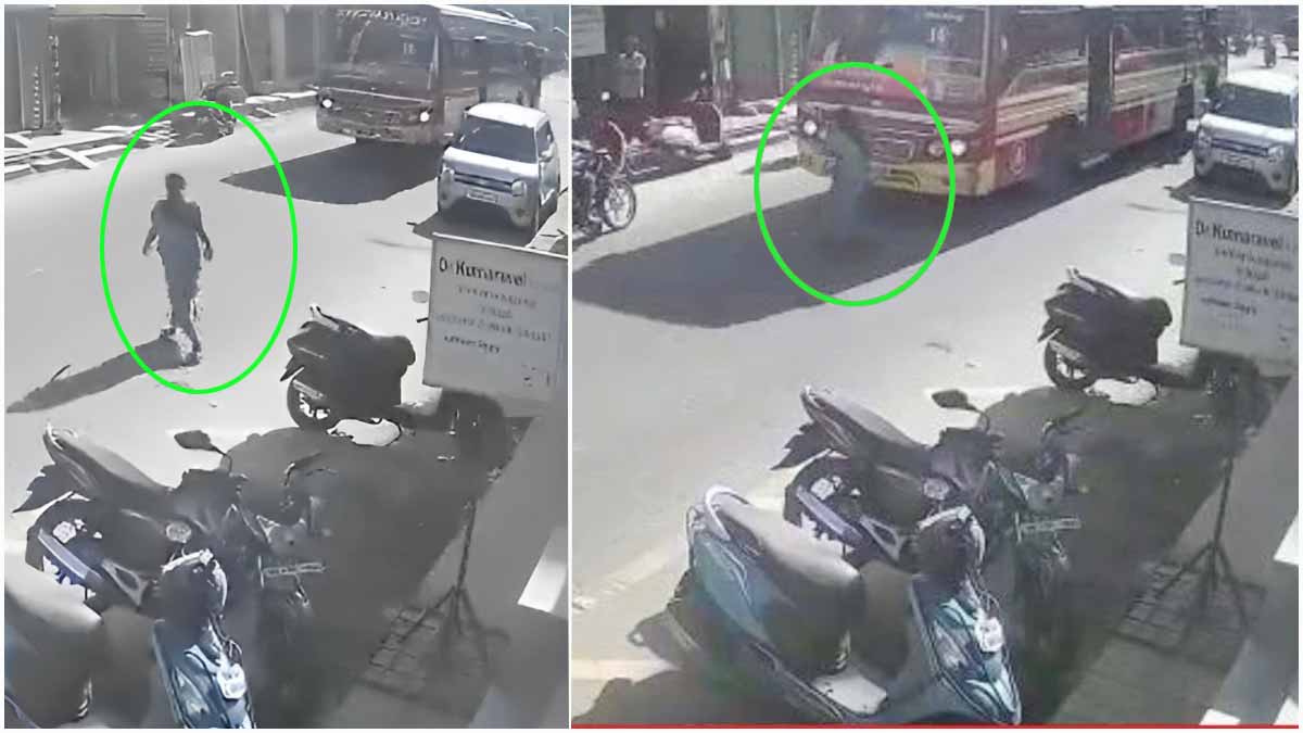 ছেলের কলেজ ফি দিতে ক্ষতিপূরণের আশায় বাসের সামনে লাফিয়ে পড়লেন মা