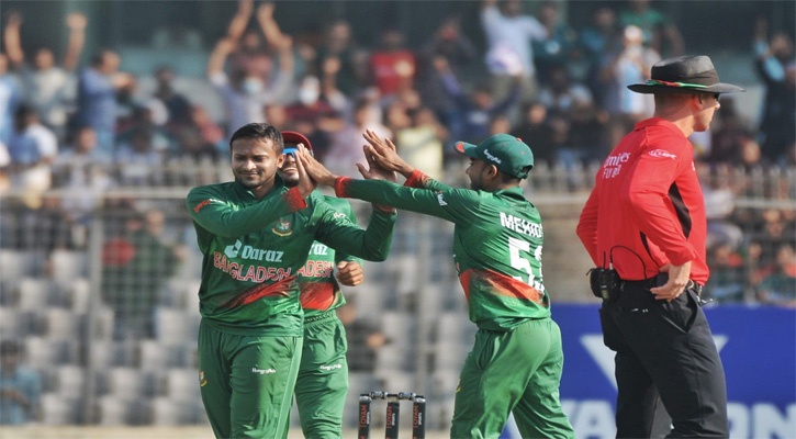 সাকিব-এবাদতের তোপে ১৮৬ রানেই অলআউট ভারত