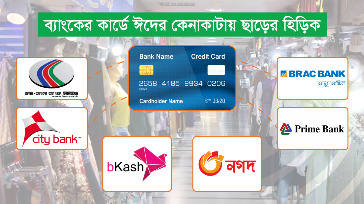 ঈদের কেনাকাটায় কার্ডে ছাড়ের হিড়িক