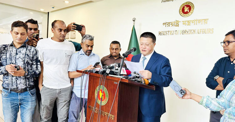 বাংলাদেশের অভ্যন্তরীণ বিষয়ে হস্তক্ষেপ করবে না চীন