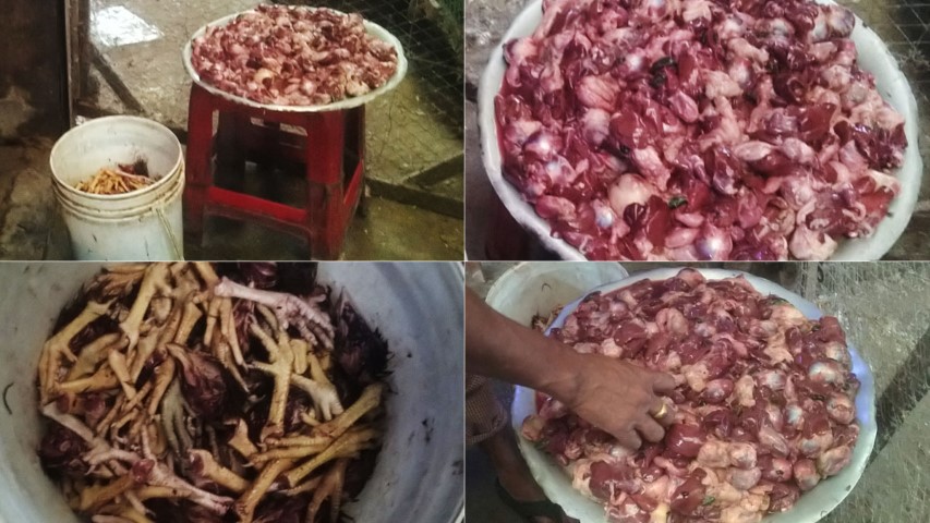 মুরগির গিলা-কলিজার ক্রেতা আগের তুলনায় বাড়ছে বাজারে