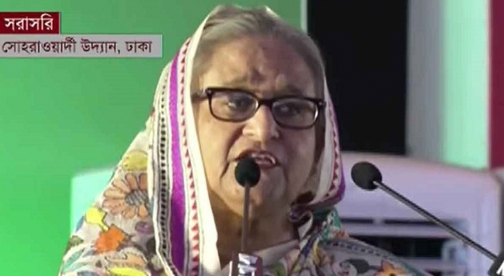 দেশে অগ্নিসন্ত্রাস করলে কাউকে ছাড় দেওয়া হবে না : শেখ হাসিনা