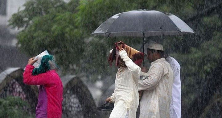 ঈদের দিন যেসব এলাকায় হতে পারে অতি ভারী বৃষ্টি