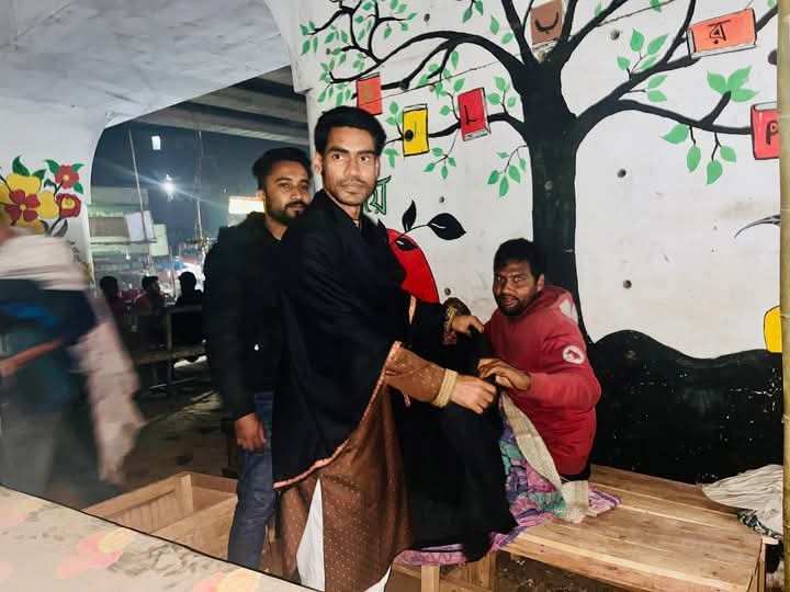 শ্রীপুরে শহীদ জিয়ার জন্মবার্ষিকীতে শীতবস্ত্র বিতরণ