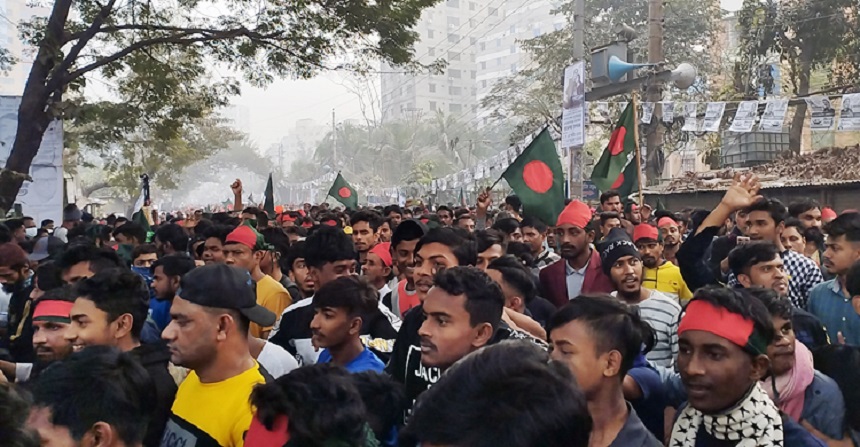 প্রধানমন্ত্রীর সমাবেশস্থল নেতাকর্মীদের স্লোগানে মুখরিত