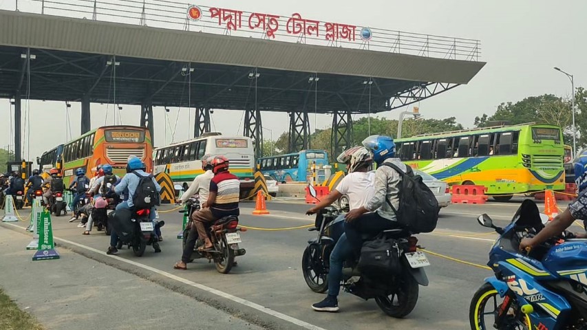 হাজার কোটি টাকা ছাড়িয়েছে পদ্মা সেতুর টোল আদায়