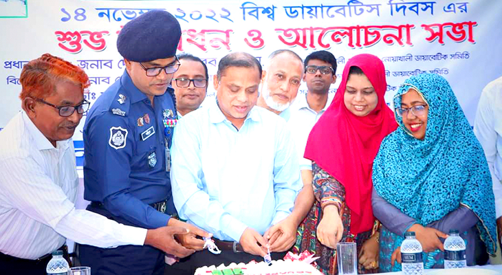 নোয়াখালীতে বিশ্ব ডায়াবেটিস দিবস পালিত